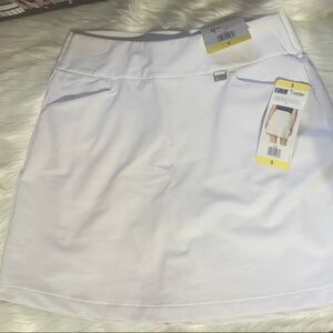 White Women's Skirt with short under.